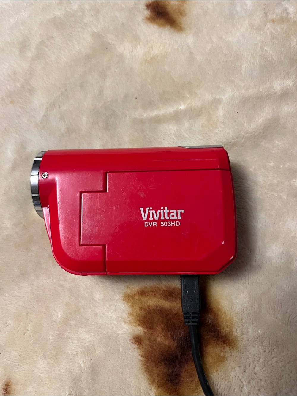 Vivitar DVR 503HD Red Compact Camcorder
